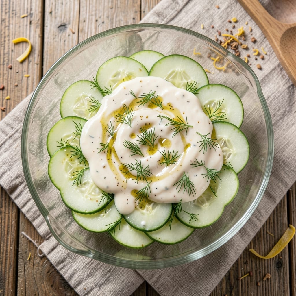 Adrienne's Cucumber Salad Recipe: Dill-Dressed Crunch That Stays Fresh for Days
