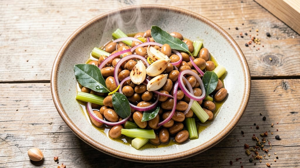 Borlotti Beans Salad Recipe: Earthy Sweetness With Crisp Celery Crown