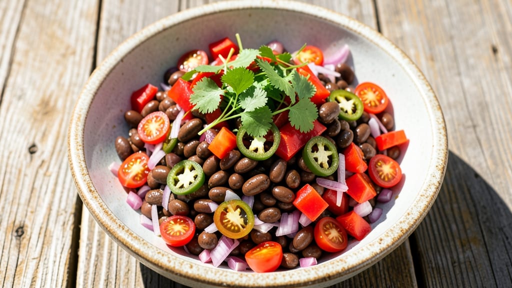 Black Bean Summer Salad Recipe: Bright Lime and Cilantro Zing in 15 Minutes