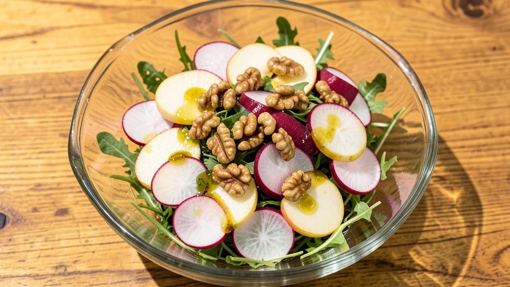 Apple Radish Salad Recipe: Sweet-Tart Crunch With Honey-Lime Vinaigrette