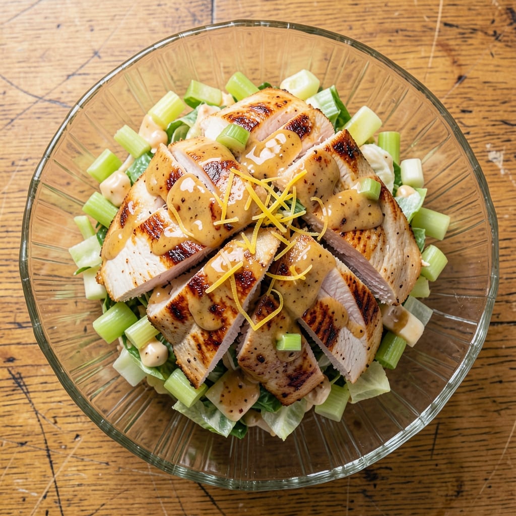 Amaretto Chicken Salad Recipe: Nutty Liquor Creaminess with Crispy Celery Bites
