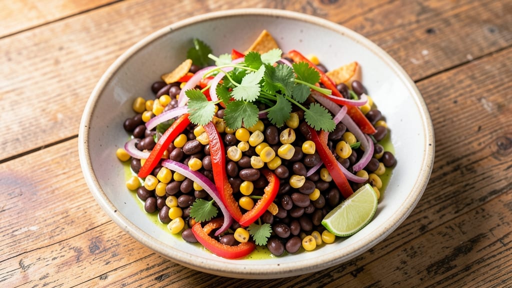 Black Bean, Corn, and Cilantro Salad Recipe: Zesty Lime Vinaigrette Magic