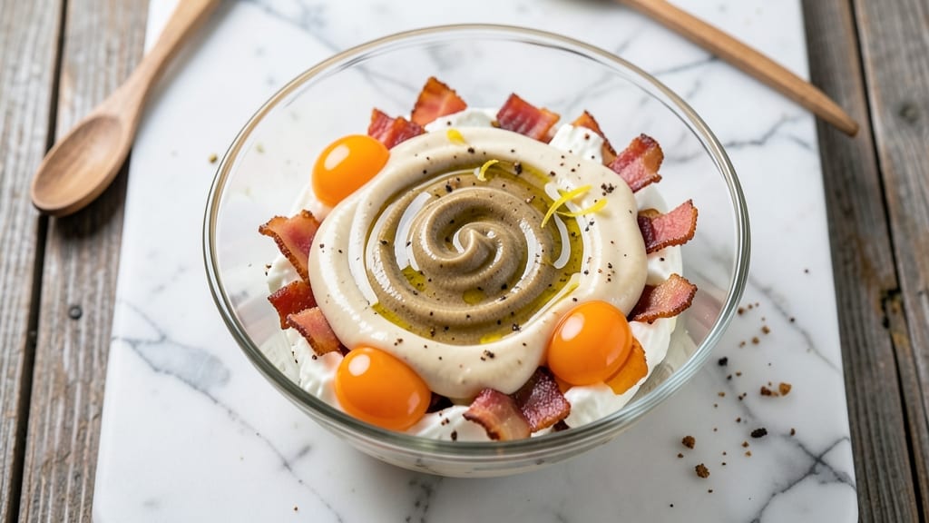 Buca Di Beppo Caesar Salad Dressing Recipe: Smoky Bacon-Infused Cream Cheese Bliss