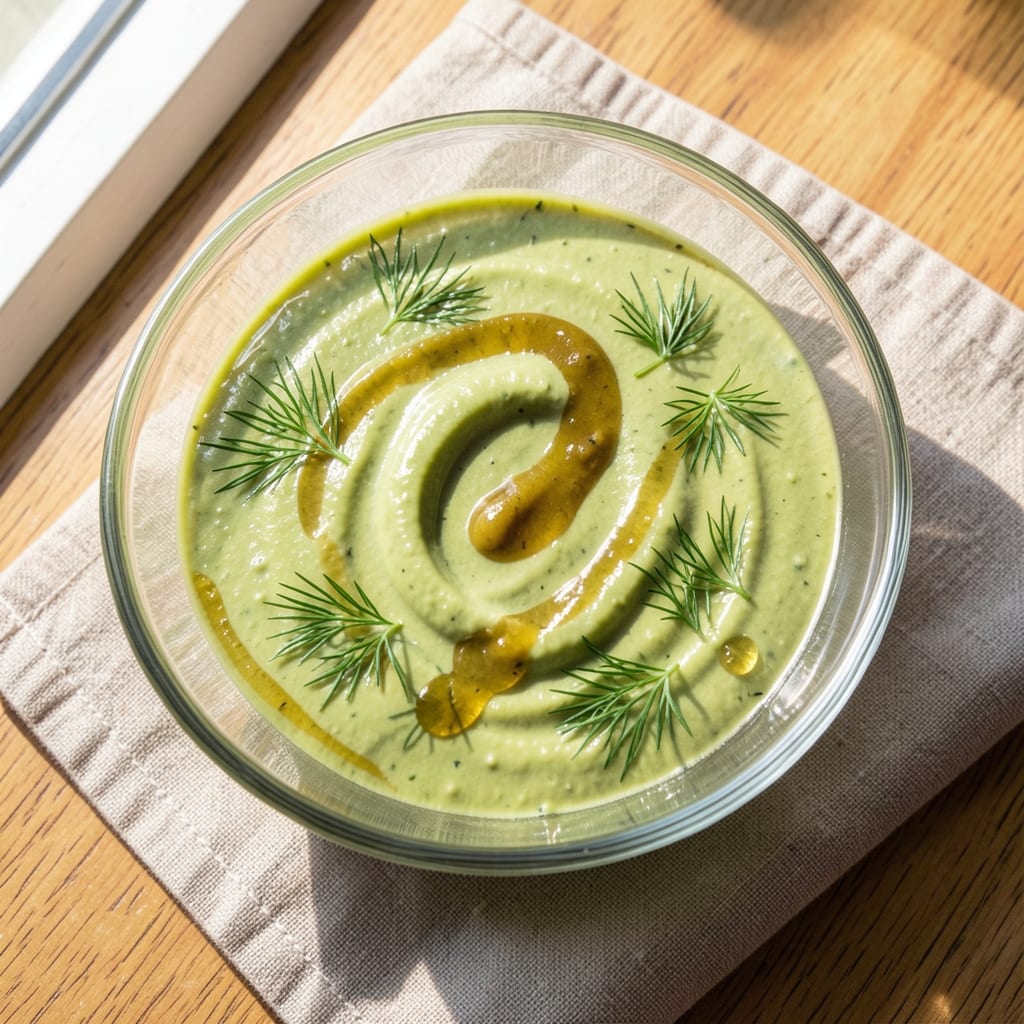 Zero-Point Salad Dressing Recipe: Lemon-Dill Creaminess Without Guilt