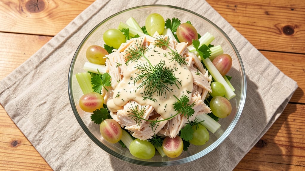 Auntie Fee's Chicken Salad Recipe: Southern-Style Crunch With Creamy Herb Bliss