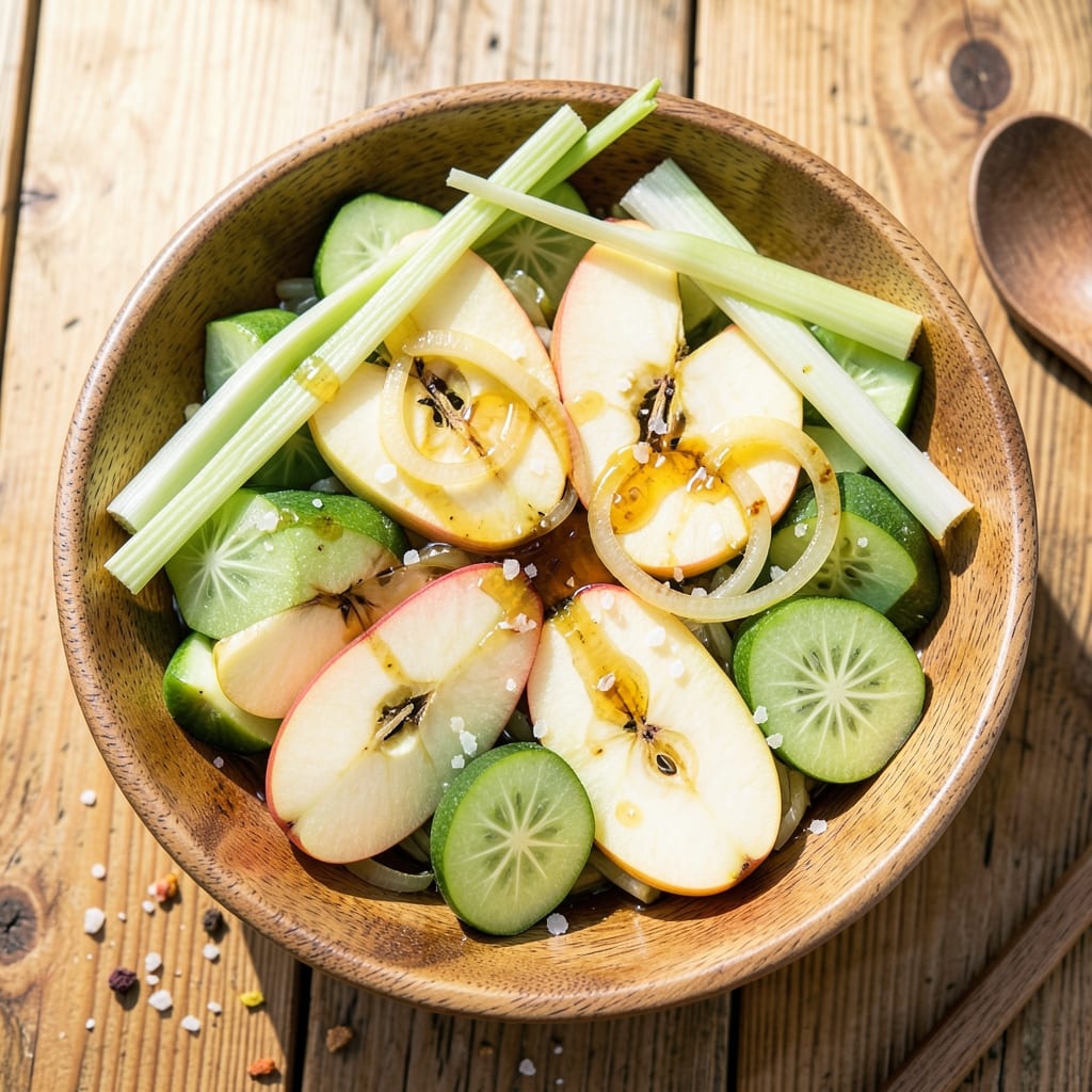 Amish Apple Salad Recipe: Caramelized Apples Meet Crunchy Celery
