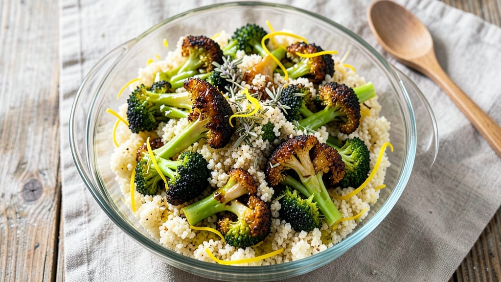 Broccoli Couscous Salad Recipe: Crispy Florets and Fluffy Grains in 20 Minutes
