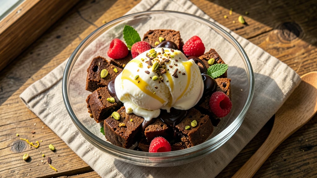 Brownie Salad Recipe: Fudgy Chocolate Bites with Crisp Celery Crowns