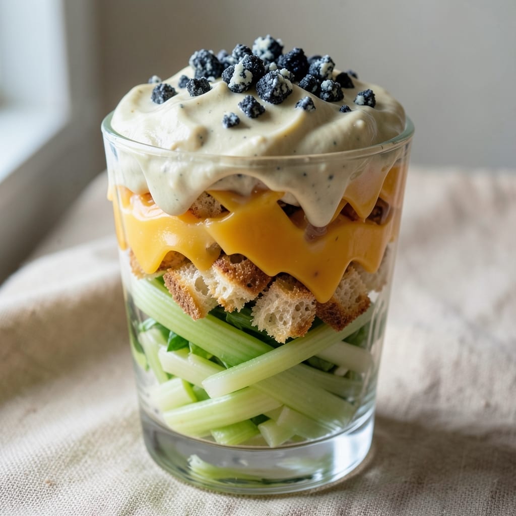 7 Layer Salad Dip Recipe: Celery-Crouton Stack That Stays Fresh for Days