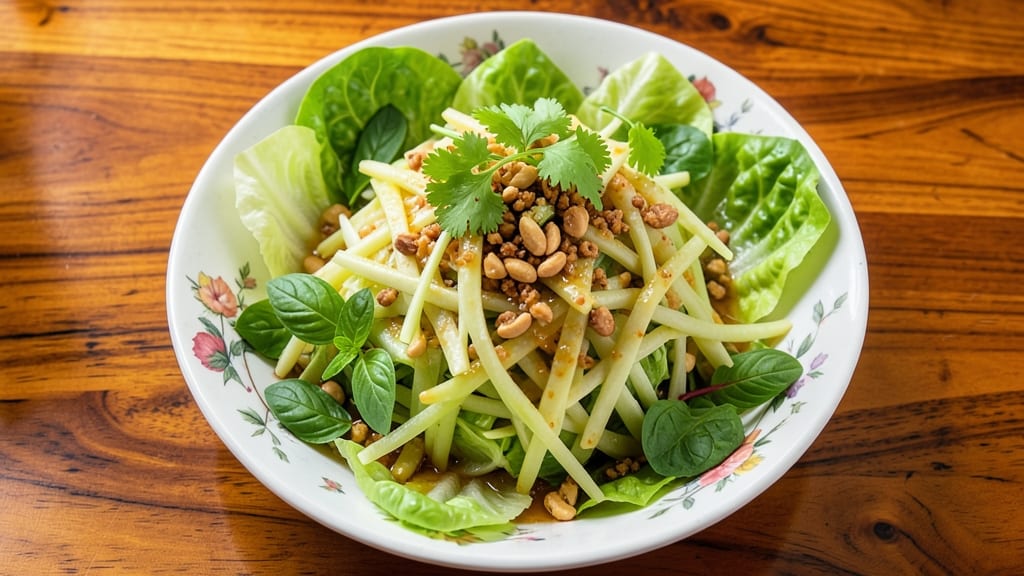 Authentic Thai Green Mango Salad Recipe: Balanced Heat and Sweetness in 15 Minutes