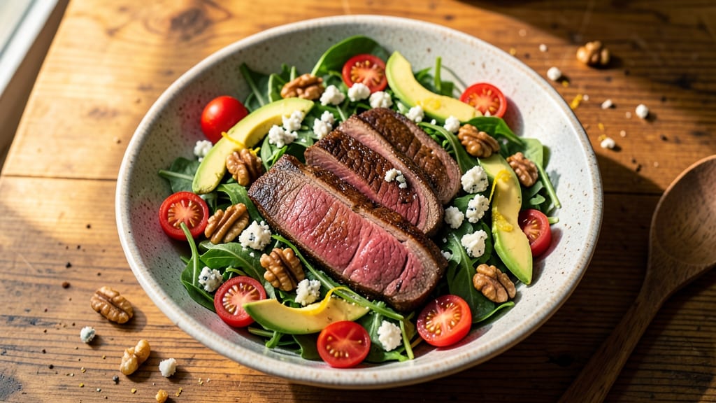 Big Steak Salad Recipe: Hearty Protein-Packed Bite in 20 Minutes