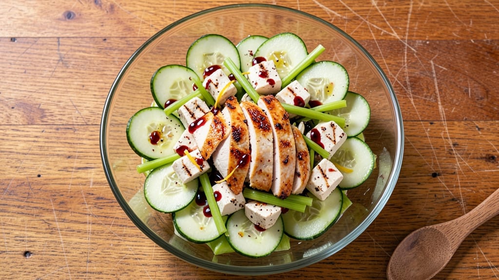 Bariatric Cucumber Salad Recipe: Lightweight Refreshment With Crunchy Celery Crown