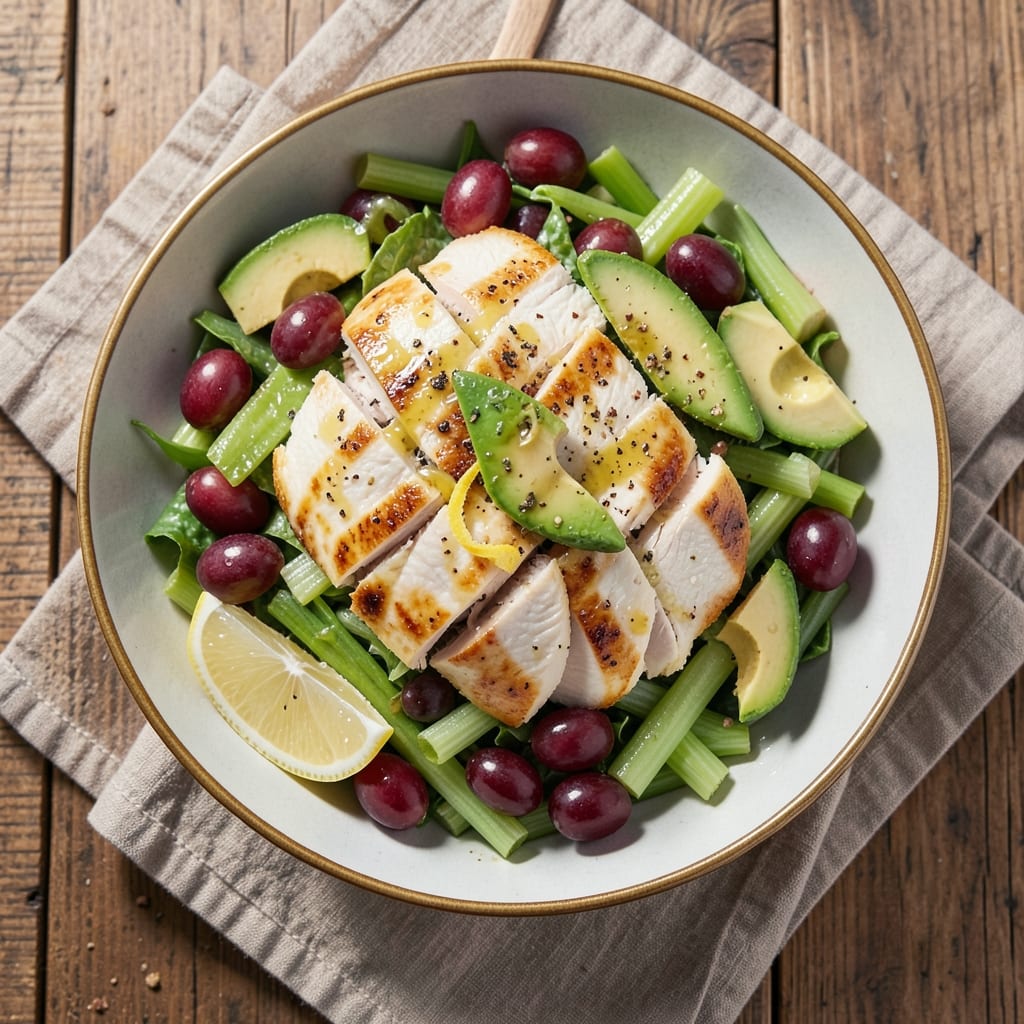 Aladdin's Chicken Salad Recipe: Crispy Celery and Zesty Herb Harmony
