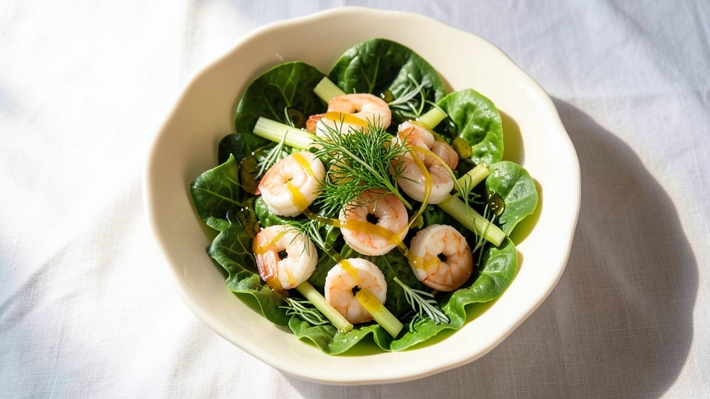 Bride Salad Recipe: Celery Crown Crunch Over Creamy Herb Bliss