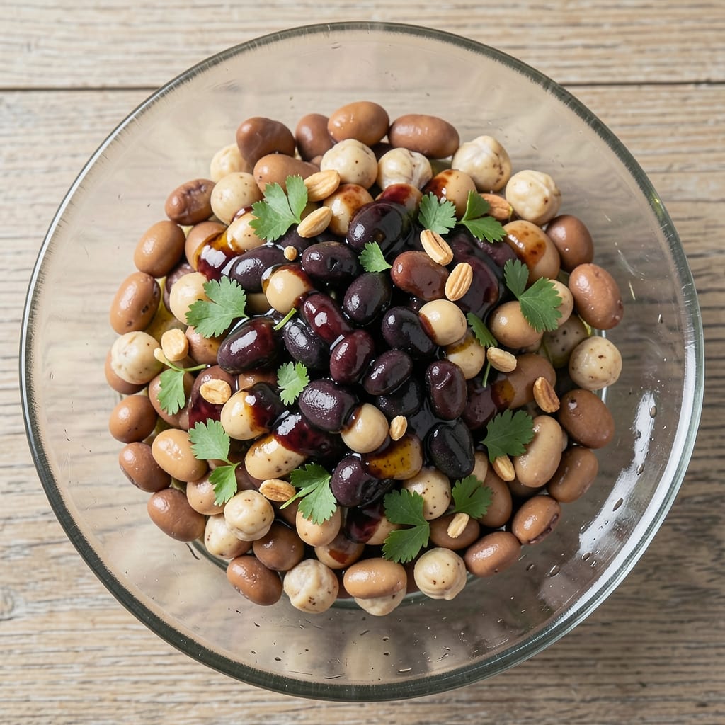 4 Bean Salad Recipe With Balsamic Vinegar: Pantry Staples Transformed by Tangy-Sweet Balance