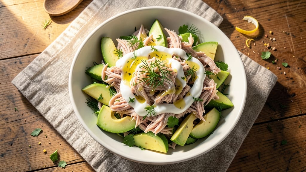 Healthy Tuna Salad Recipe with Avocado: Creamy, Protein-Packed Bites in 10 Minutes