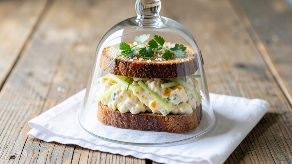 British Egg Salad Sandwich Recipe: Celery-Crusted Crunch and Creamy Herb Harmony