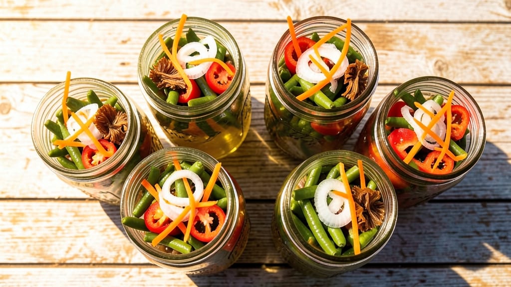 Bean Salad Canning Recipe: Preserved Freshness With Crunchy Celery Crowns