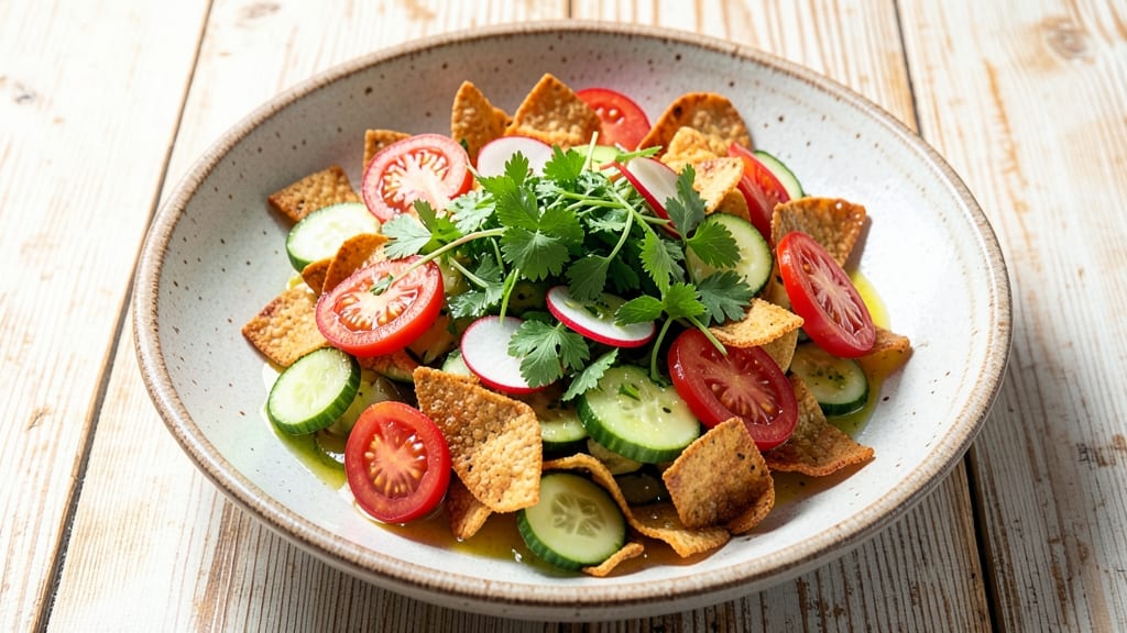 Fattoush Salad Recipe Ottolenghi: Crispy Pita Crunch Meets Herb-Packed Brightness
