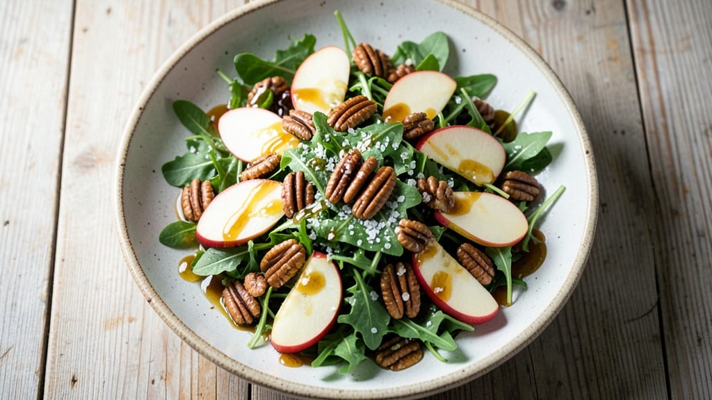 Apple Pecan Arugula Salad Recipe: Sweet-Savory Crunch in 15 Minutes