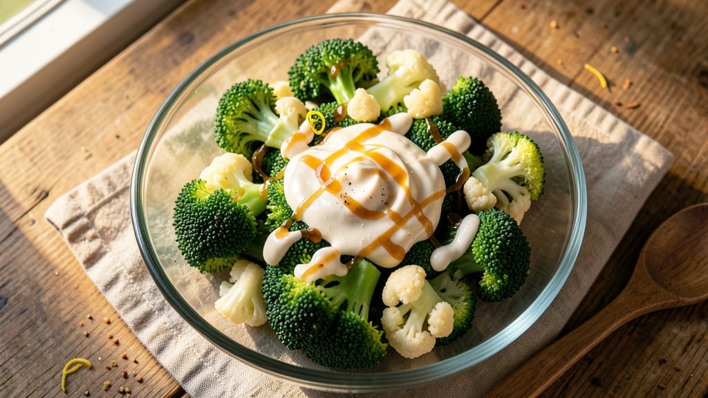 Broccoli Cauliflower Salad Recipe With Miracle Whip: Cool Creamy Crunch in 10 Minutes