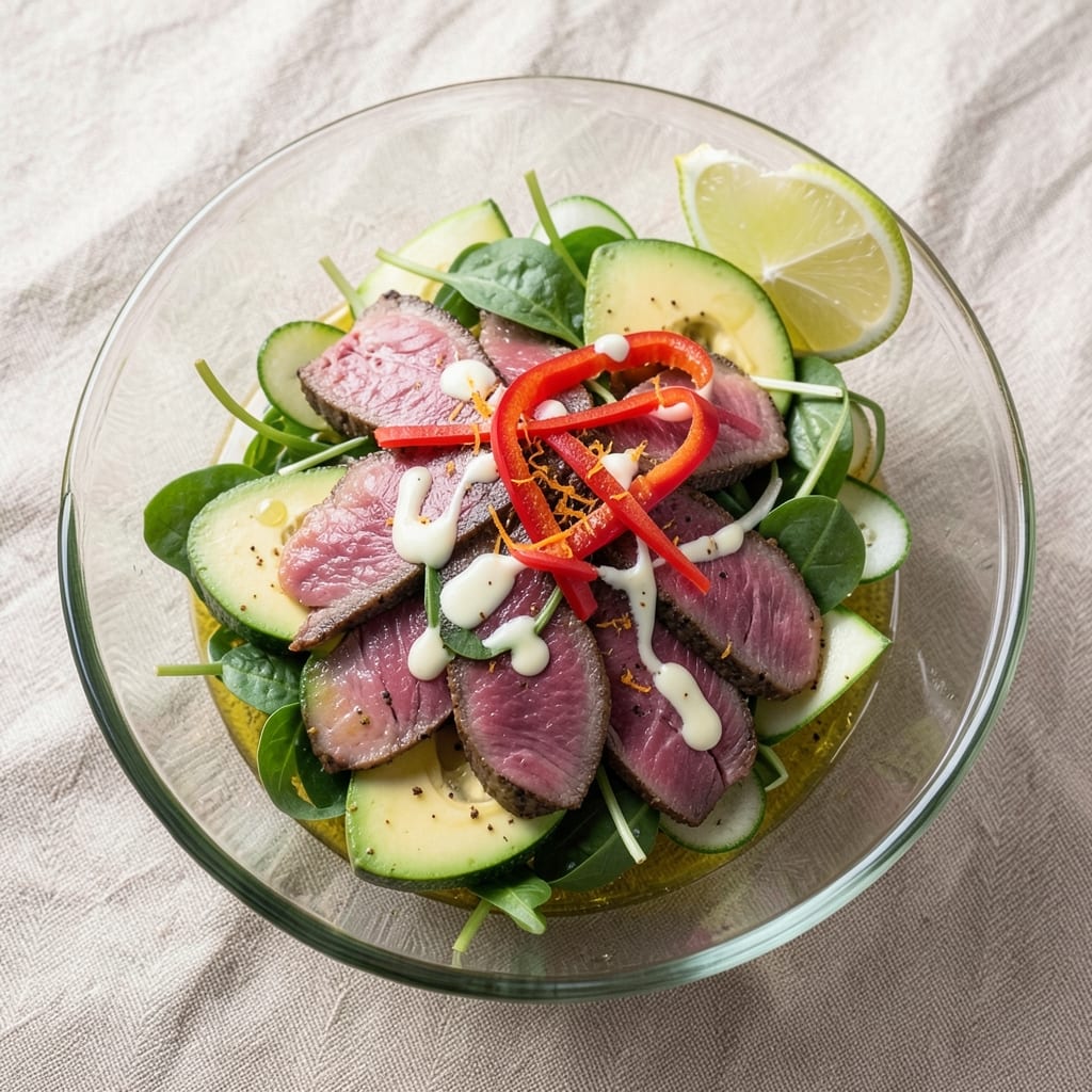 Ahi Tuna Avocado Salad Recipe: Citrus-Kissed Crunch With No Mayo Needed