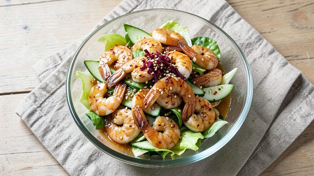 Asian Prawn Salad Recipe: Zesty Lime and Chili-Lime Crunch in 20 Minutes