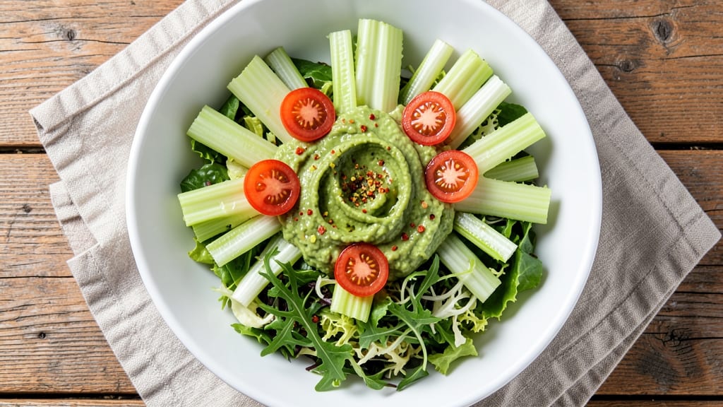 Barefoot Contessa Guacamole Salad Recipe: Crispy Celery Crowns Meet Creamy Avocado Bliss