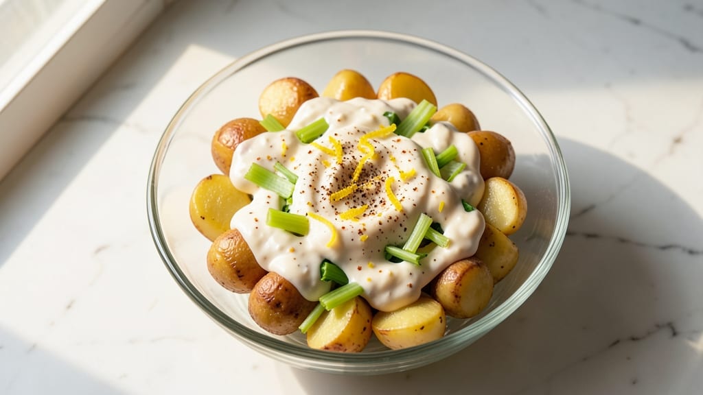 Belmont Catering Potato Salad Recipe: Crisp Celery Crowns Over Creamy Herb Bliss