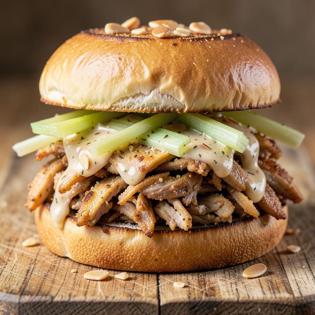 Almond Chicken Salad Sandwich Recipe: Crispy Celery and Nutty Creaminess Without Mayo