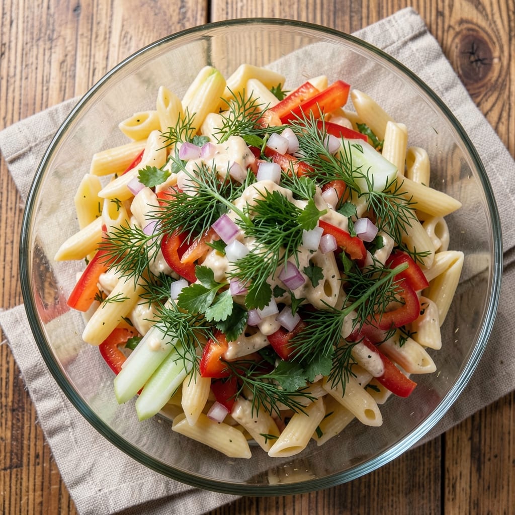 Aldi Pasta Salad Recipe: Crisp Celery and Herb-Packed Freshness