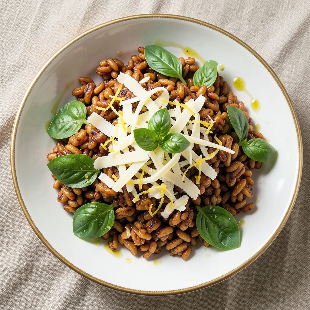 Acini Di Salad Recipe: Parmesan-Crusted Orzo with Zesty Lemon Twist