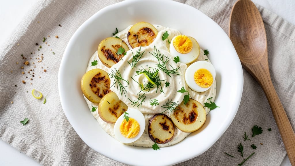 Mrs Gerry's Potato Salad Recipe: Herb-Packed Crunch Meets Cool Cream Cheese Bliss